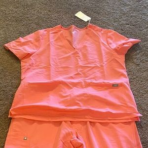 COPY - COPY - NEON PINK FIGS SCRUBS